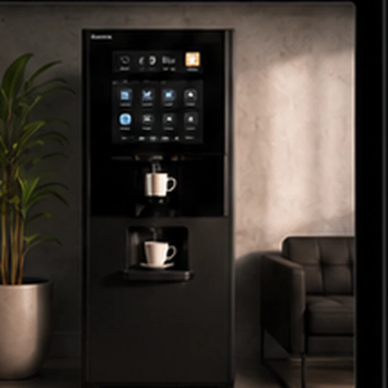 Caffe29 kávéautomata közelről – bérlés és teljes körű üzemeltetés